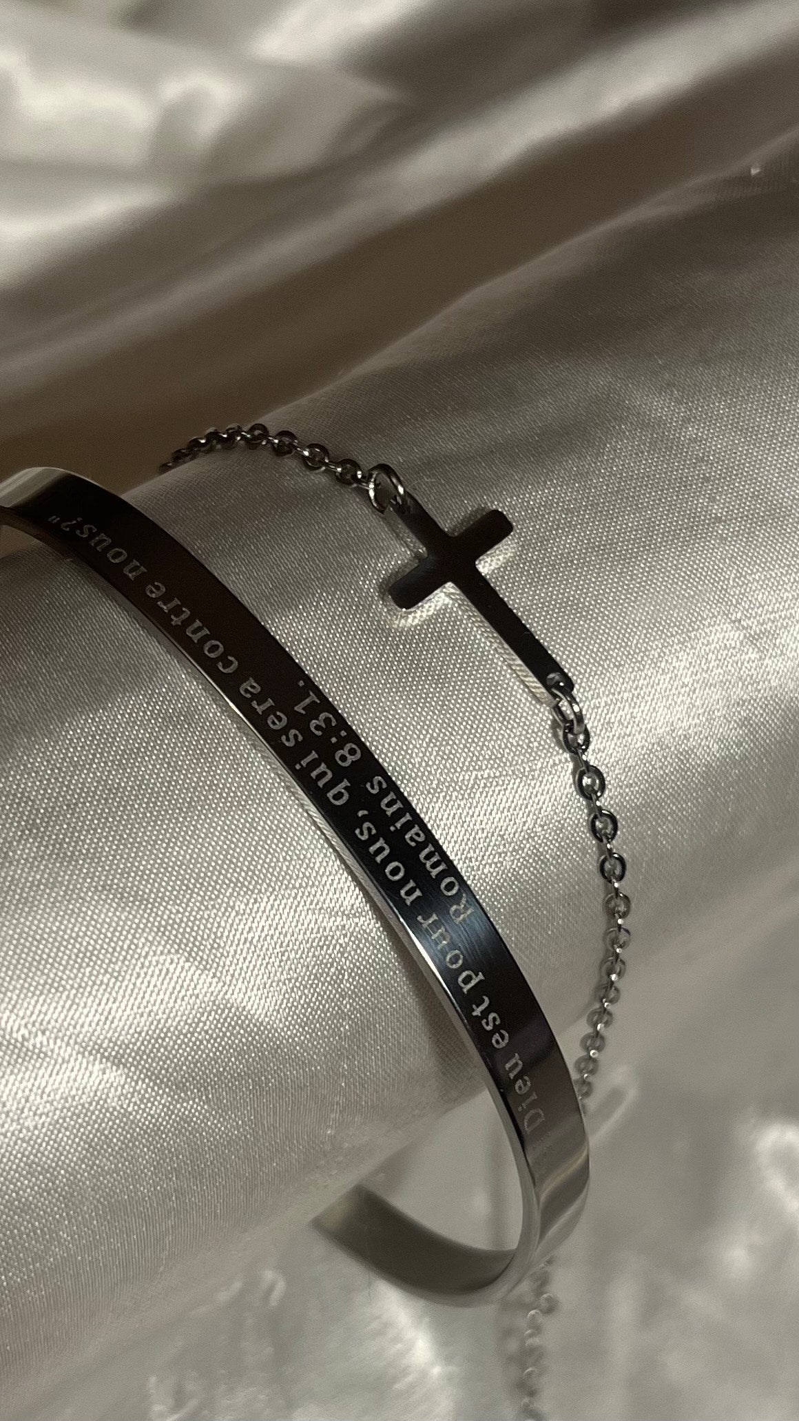 Romains 8:31 Argenté