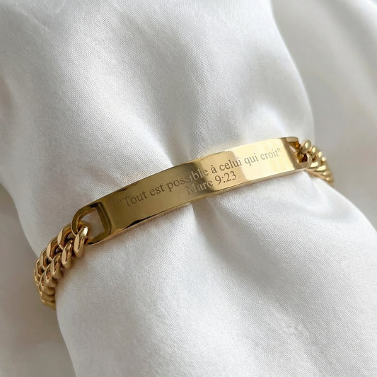 Gourmette (Personnalisable)