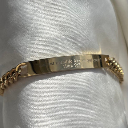 Gourmette (Personnalisable)