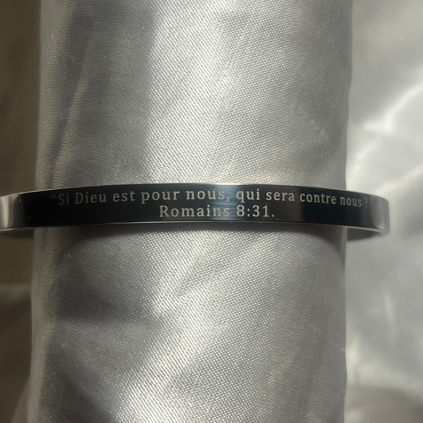 Romains 8:31 Argenté